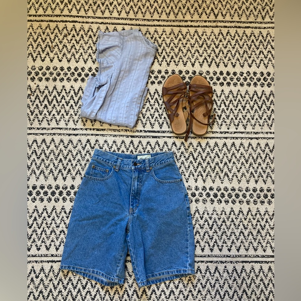 Eddie Bauer Blue Denim Shorts
